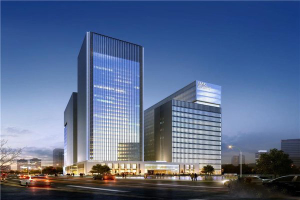 樓上樓門(mén)窗-工程門(mén)窗幕墻西安商務(wù)大廈項(xiàng)目