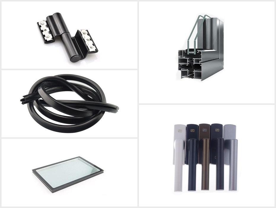 52系列隔熱外開(kāi)門配件